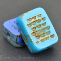 Rectangle with Dots (13x9mm)