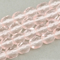 Round Faceted (4mm) Pink Transparent