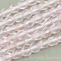 Round Faceted (3mm) Pink Transparent 2