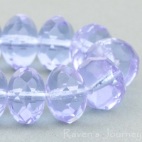 Rondelle (11x6mm) Lavender Transparent