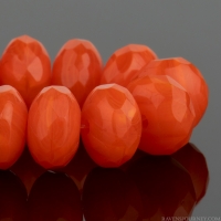 Rondelle (7x5mm) Orange Opaline