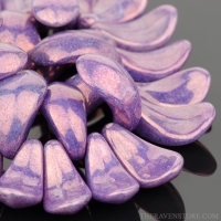 Curved Petal (13x7mm) Purplestone Opaque