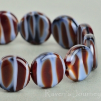 Pressed Coin (12mm) Red Tiger's Eye