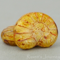 Nautilus (17x14mm) Yellow Silk with Picasso