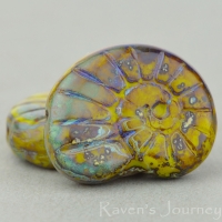 Nautilus (17x14mm) Gaspeite Opaque with Picasso