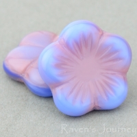 Flat Flower (14mm) Lavender Pink Mix Silk
