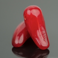 Chili Pepper (13x5mm) Red Opaline
