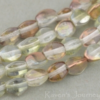 Pinch Bead (5mm) Crystal Transparent with Copper