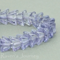 4 Point Bellflower Cap (4x5mm) Crystal Sapphire Transparent with Luster