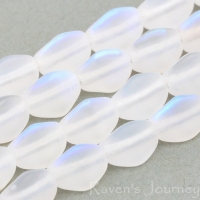 Pinch Bead (5mm) Crystal Matte with Aurora Borealis Finish