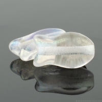 Small Fish (10x6mm) Crystal Transparent with Rainbow Luster