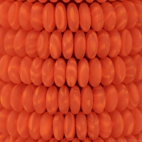Disc Spacer (6mm) Orange Opaline Mix Matte